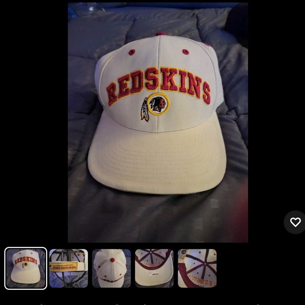 Washington Redskins Cream and Red Men's Cap New